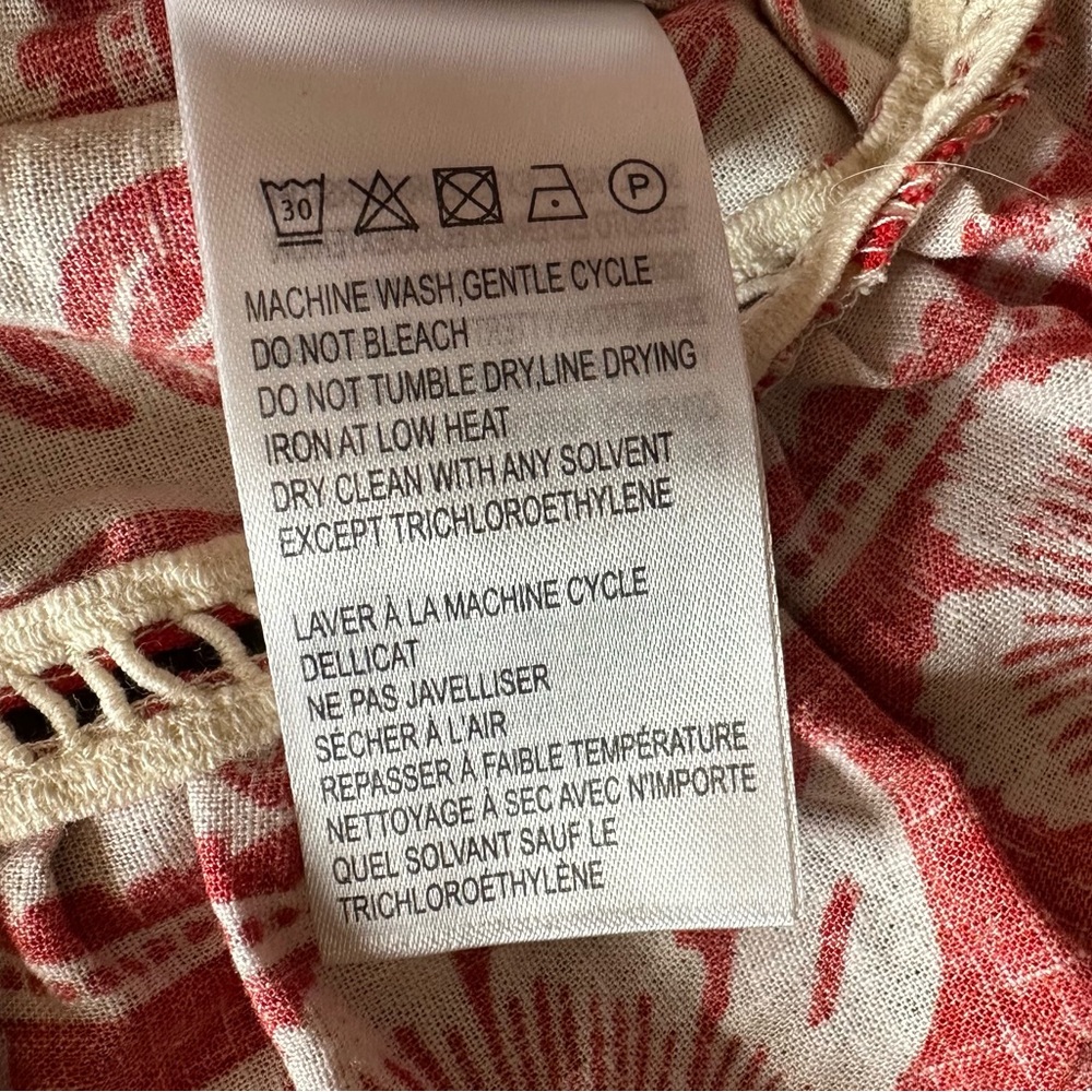 Farm Rio Mixed Pineapple Garden Mini Dress (Red & Blue) — NWT S - Picture 10 of 10